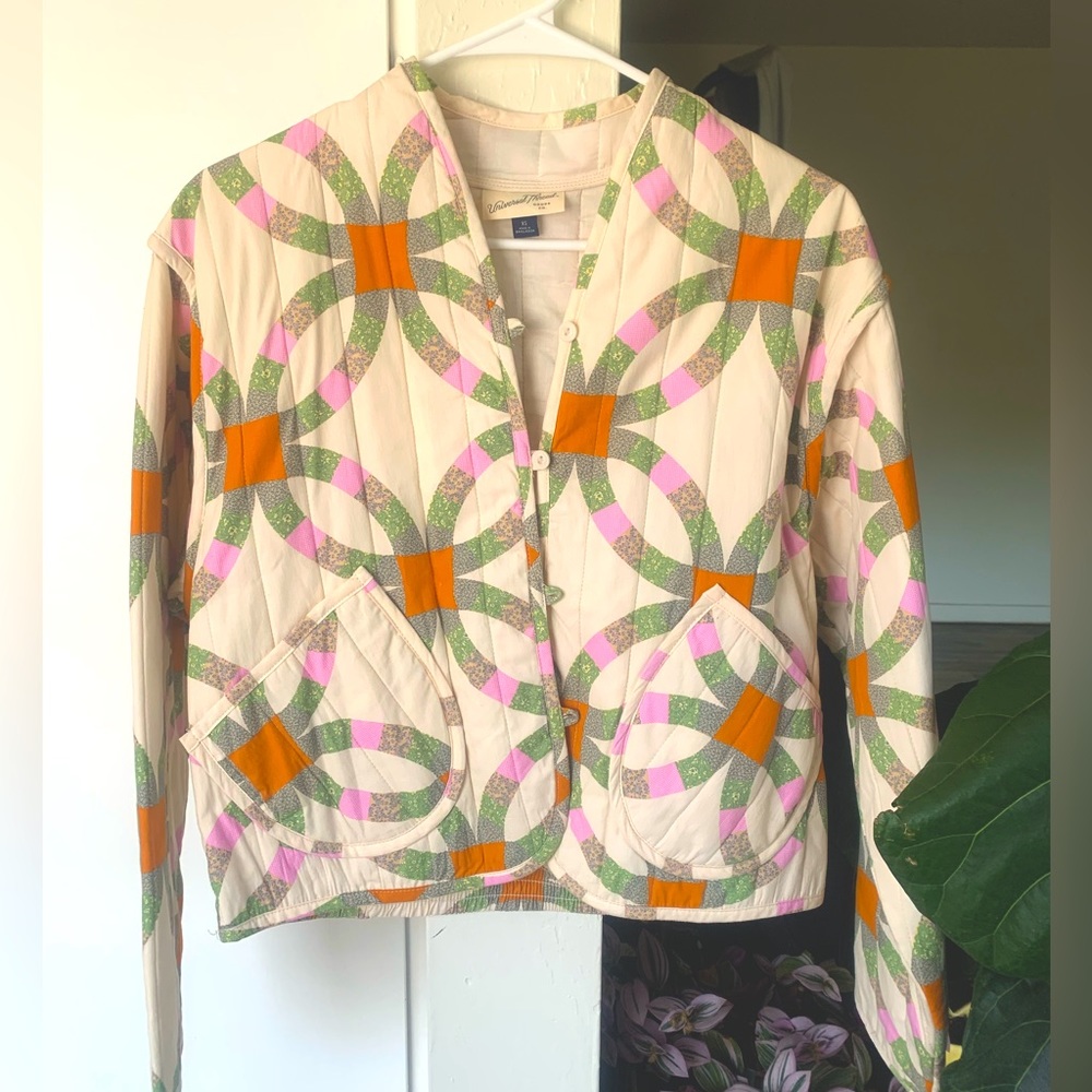 Universal Thread Quilted Jacket Multicolor